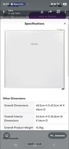 Table top fridge - fridge, compact