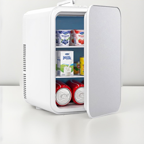 Portable mini fridge 14l white - fridge,