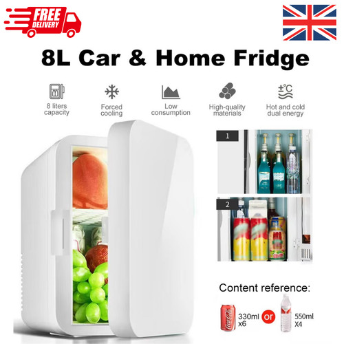 Portable mini fridge - portable, 8l