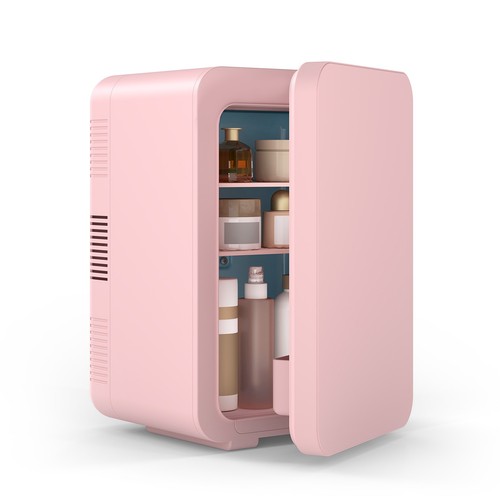 Pink 10l mini fridge - fridge, portable